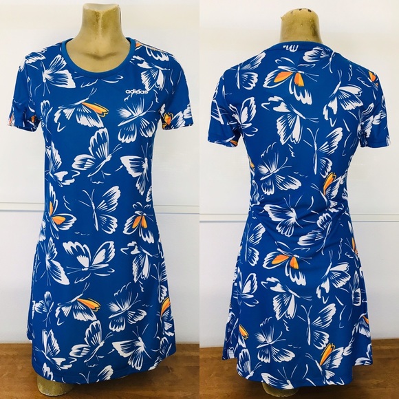 ADIDAS x FARM Rio BUTTERFLY DRESS Medium NWOT - Picture 4 of 16